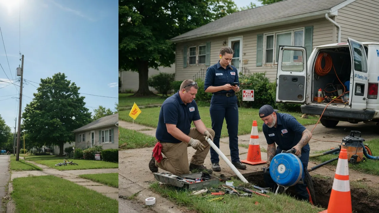 Sewer Line Repair in Plum City, WI near me